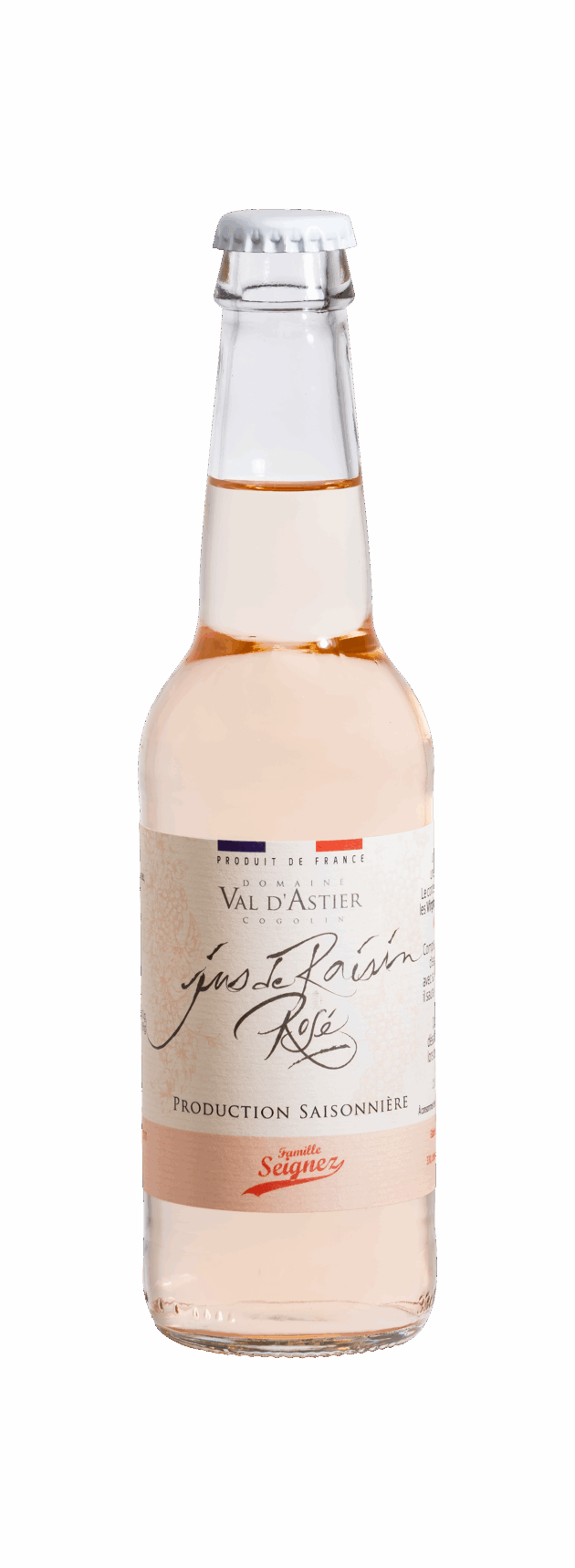 Jus de Raisin  Rosé Plat 12x33cL